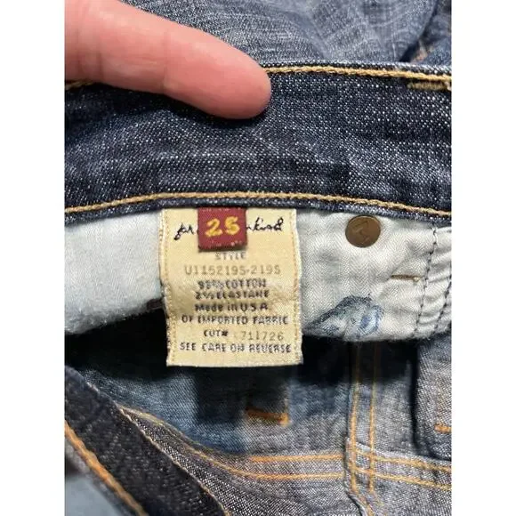 Seven For All Mankind Dojo Flare Jeans Size 25 X 29 - Picture 6 of 8